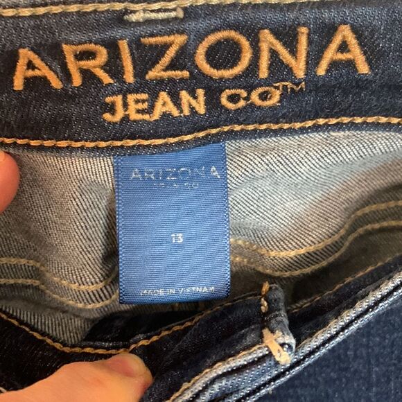 ARIZONA Jean Company | Dark Wash Women’s Stretch Denim Jeggings Jeans - Picture 10 of 11
